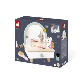 Janod Small Wooden Unicorn Dressing Table