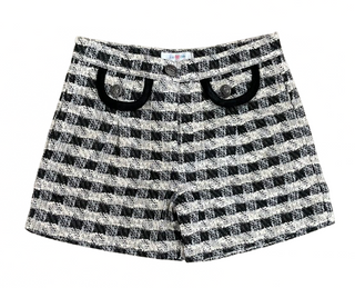 Lulu Bebe Black Tweed Donna Shorts