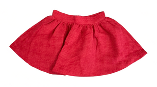 Lulu Bebe Red Tweed Sofie Skirt