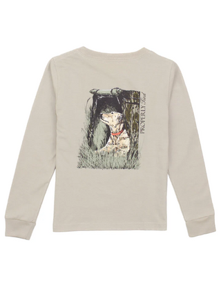 Properly Tied L/S Mossy Oak Lab Graphic Tee