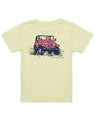 Properly Tied Offroad S/S Tee - Light Yellow