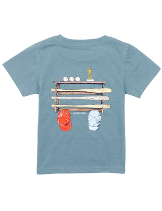 Properly Tied Bat Rack S/S Tee - Steel Blue