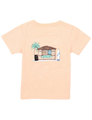 Properly Tied Surf Shack S/S Tee - Melon