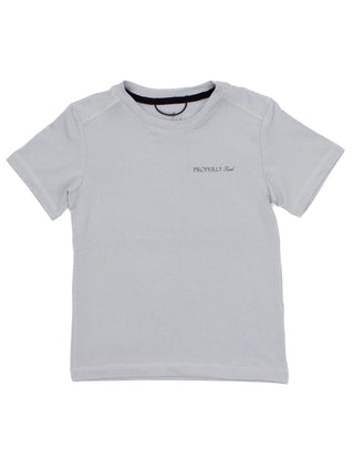Properly Tied Fin Tee- Ice Grey