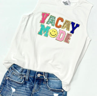 Belle Cher Chenille Vacay Mode Tank