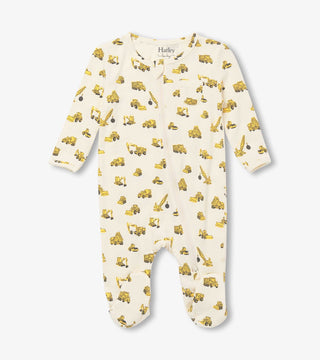 Hatley Under Contruction Footed Coverall