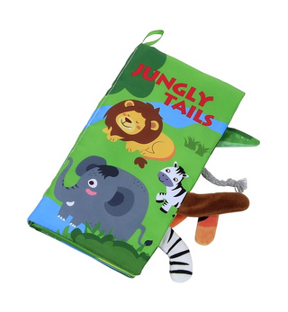London Bridge Animal Tails Cloth Book