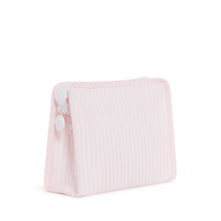 Roadie Medium Zip Pouch Pimlico Stripe- Pink