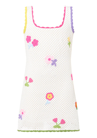 Marlo Kids Daisette Crochet Mini Dress