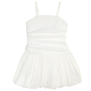 Mini Dreamers Joelle White Bubble Dress