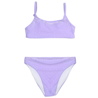 Mini Dreamers Celeste Crystal Purple Two Piece Bikini