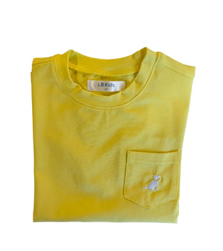 Lulu Bebe Ethan Crew Neck Tee - Yellow