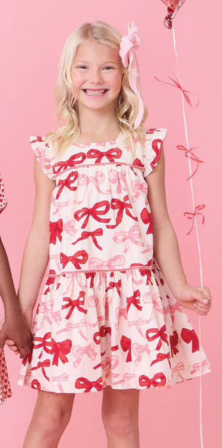 Pink Chicken Camelia Bow Dress