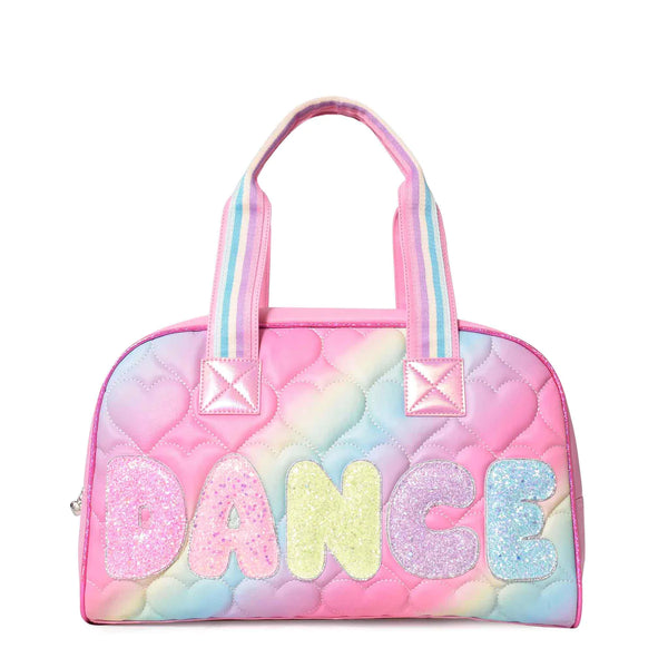 Miss Gwen’s Iridescent Quilted Dance Duffle