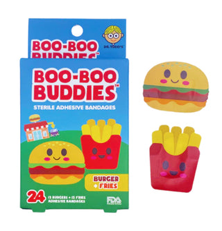Boo Boo Buddies Burger & Fries 24pc Bandages