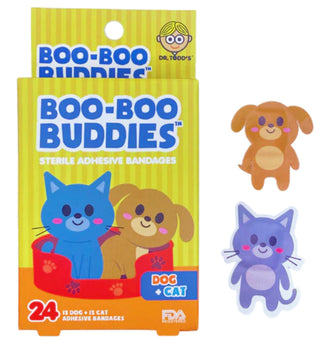 Boo Boo Buddies Dog And Cat 24pc Bandages