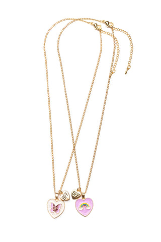 Rainbow/Butterfly BFF Necklace