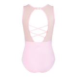 Abby Mesh Leotard - Pink