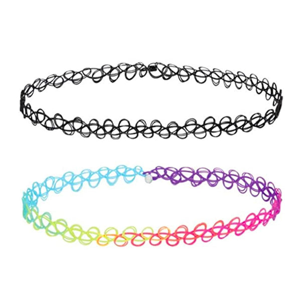 Top Trenz Tattoo Choker Necklace (Assorted) – Olly-Olly