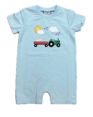 Three Sisters Boys Romper - Farm Days