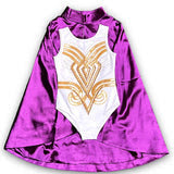 Golden Girl Costume (Leotard & Cape)