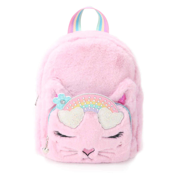 Miss Bella Kitty Pink Plush Mini Backpack
