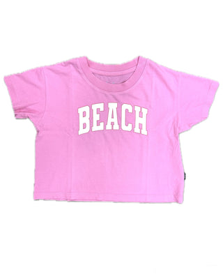 Beach Crop Tee Prism Pink