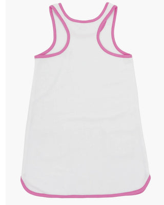 Feather 4 Arrow Clear Skies White French Terry Cover-Up Dress