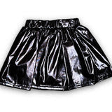 Belle Cher Black Metallic Skort