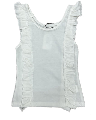 Molly Bracken White Knit Tank Top