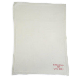 Thank Heaven Embroidered Knit Blanket