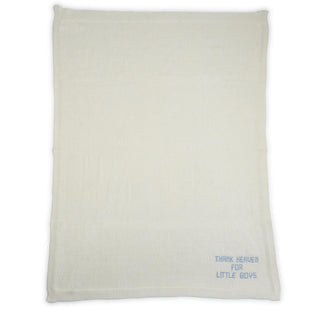 Thank Heaven Embroidered Knit Blanket