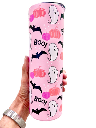 Spooky Season 30oz Matte Tumbler with Lid and Straw