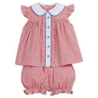Little English Ruffle Sally Bloomer Set