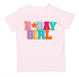 Sweet Wink BDAY GIRL Chenille Patch S/S T-Shirt