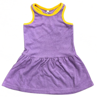 Honesty Terry Tennis Dress - Purple/Gold