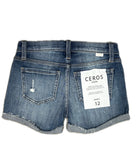 Ceros Distressed Denim Shorts
