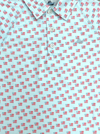 Southbound Boys Printed Polo - Flag