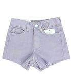 DL1961 Lucy Cloud Lilac High Rise Denim Shorts