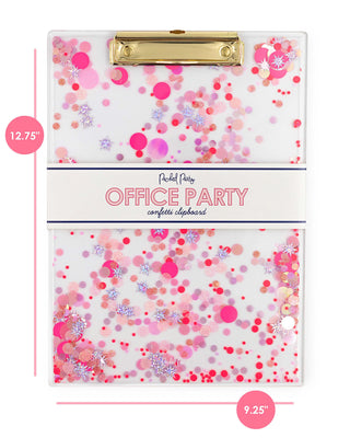 Sweet Tart Confetti Acrylic Clipboard
