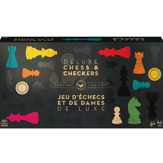 Cardinal Legacy Deluxe Chess & Checkers
