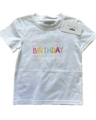 Blended Spirit White Happy Birthday Tee - GIRL