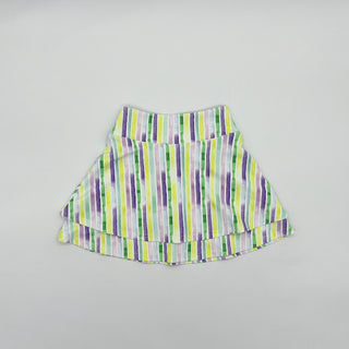 Blended Spirit Watercolor Stripes 2Pc Printed Skirt Set