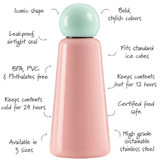 Lund Skittle 17oz Water Bottle - Pink/Mint