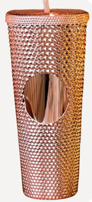 Metallic Studded Tumbler Cup