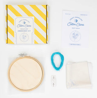 Cotton Clara Medium Embroidery Kits (Assorted)