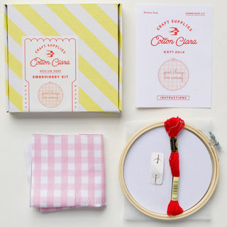 Cotton Clara Medium Embroidery Kits (Assorted)