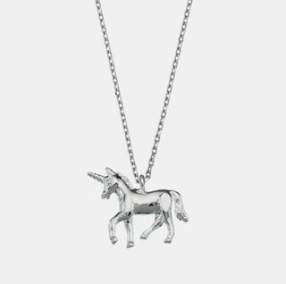 Estella Bartlett Silver-Plated Unicorn Necklace