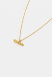 Estella Bartlett Gold-Plated T-Bar Charm Necklace