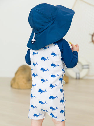 Ruggedbutts Whale Friends One Piece Rashguard